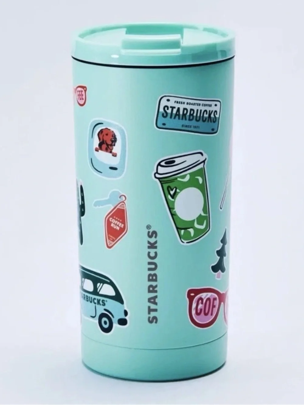 Starbucks Road Trip Collection 2026 SS Sticker Tumbler 16oz